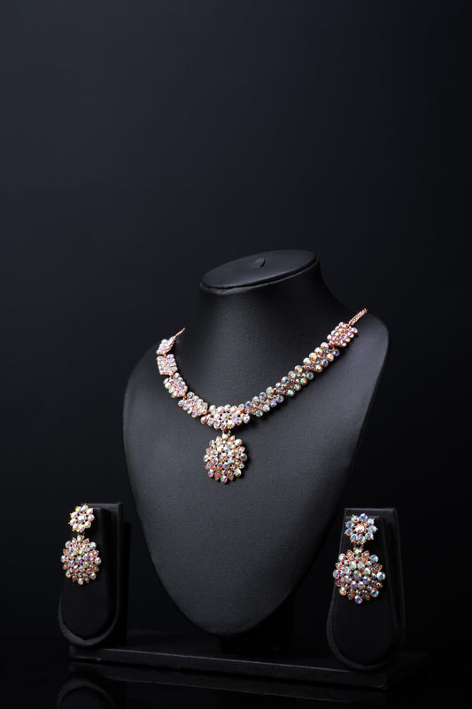RoyalGlow Austrian Diamond Jewellery Set (3-in-1)
