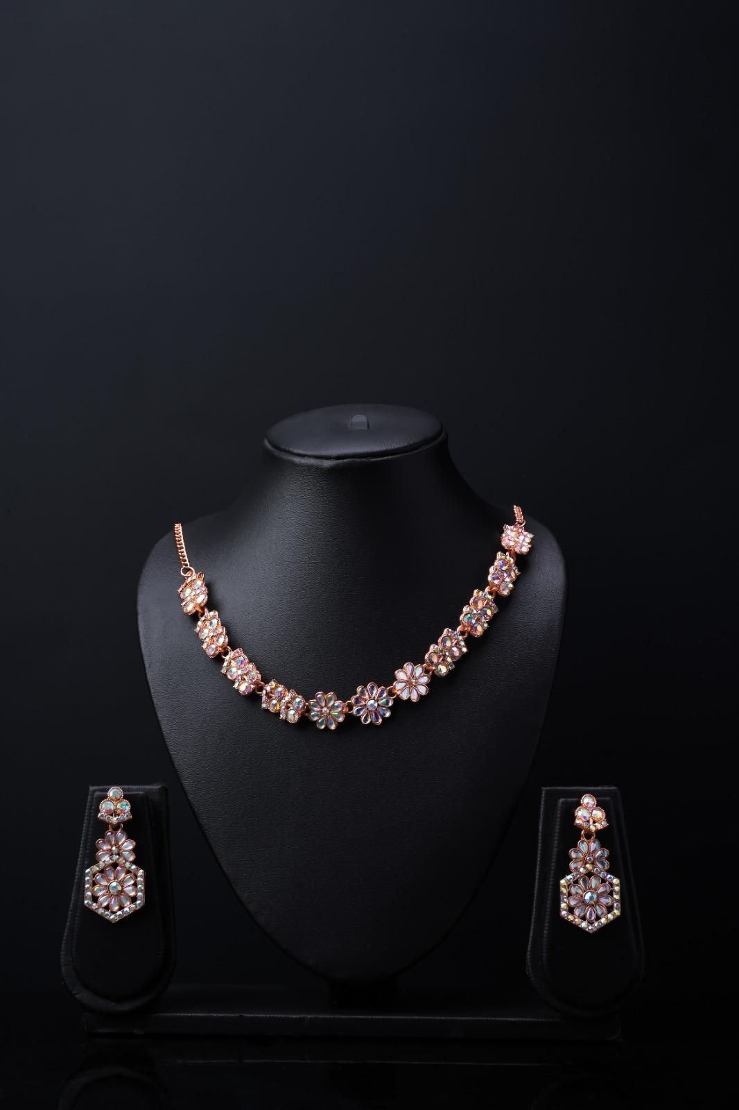 RoyalGlow Austrian Diamond Jewellery Set (3-in-1)