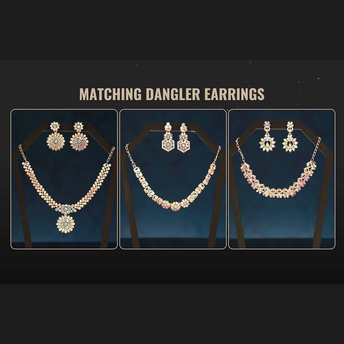 RoyalGlow Austrian Diamond Jewellery Set (3-in-1)
