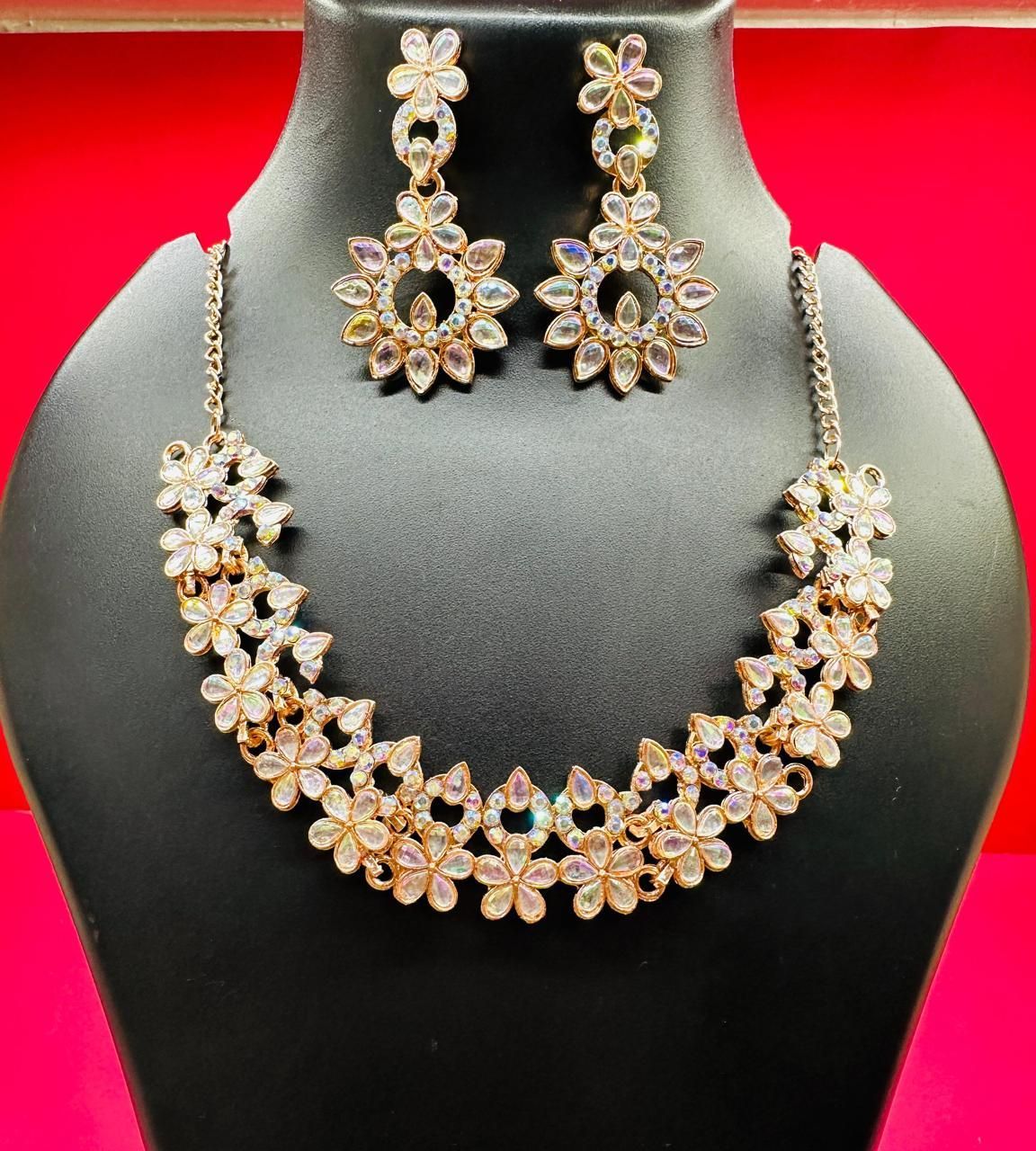 RoyalGlow Austrian Diamond Jewellery Set (3-in-1)