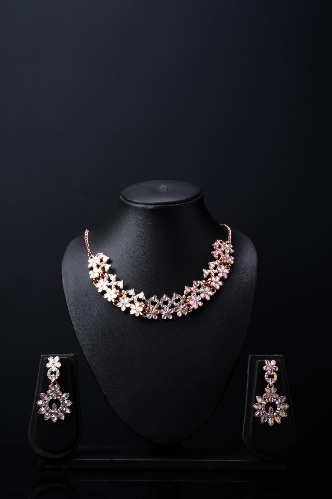 RoyalGlow Austrian Diamond Jewellery Set (3-in-1)