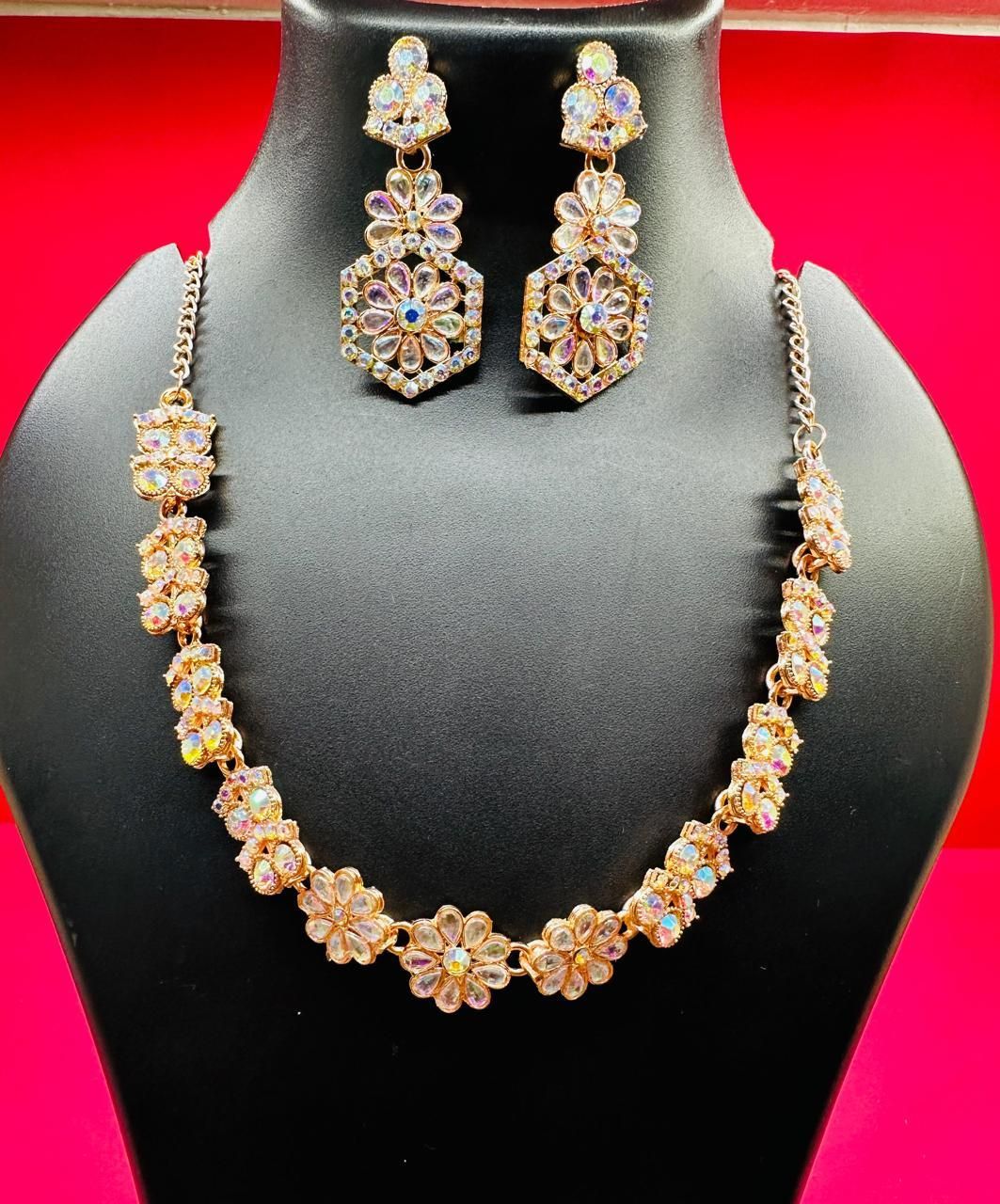 RoyalGlow Austrian Diamond Jewellery Set (3-in-1)
